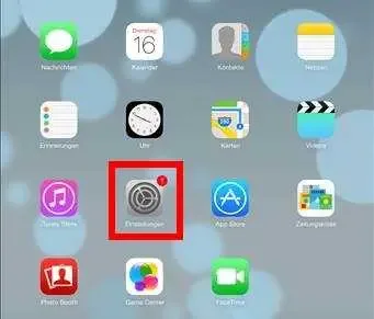 iPad: Einstellungen